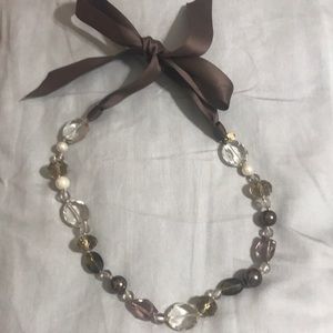 Stella and Dot vintage stone necklace